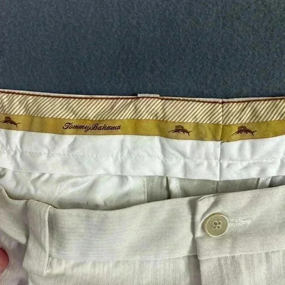 Tommy Bahama Silk Blend Chino Pants Men’s 35/32 bamboo soft classic island 0669 - Picture 2 of 9